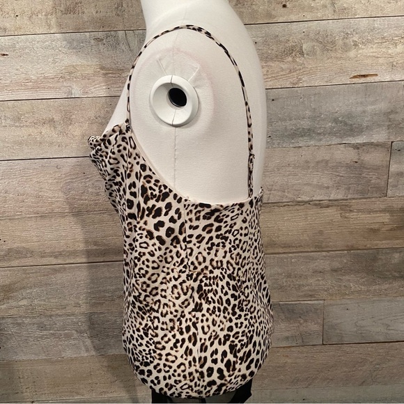 ASTR the  label women’s animal print cowl neck thong bodysuit in‎ size small - Picture 2 of 14